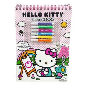 Sanrio Hello Kitty Sketchbook & Markers Set